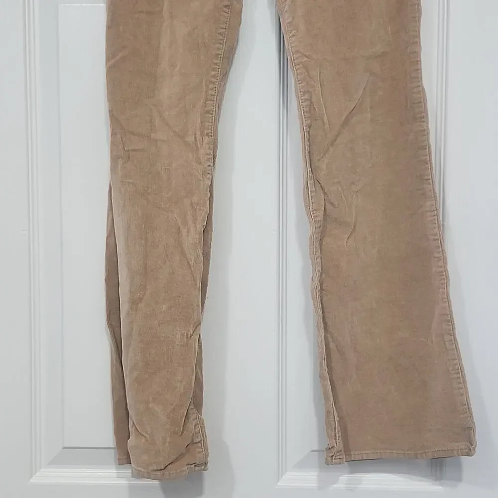 GAP Tan Corduroy Jeans with Straight Leg Cut
